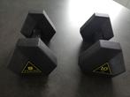 Lot 2 halteres hex dumbbell, Comme neuf, Haltère, Enlèvement, Bras