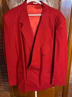 Nieuwstaat katoen gevoerde blazer L, Enlèvement ou Envoi, Comme neuf, Taille 52/54 (L), Rouge