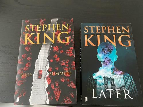 Stephen King - Billy Summers et plus tard (2 livres), Livres, Thrillers, Comme neuf, Amérique, Enlèvement ou Envoi