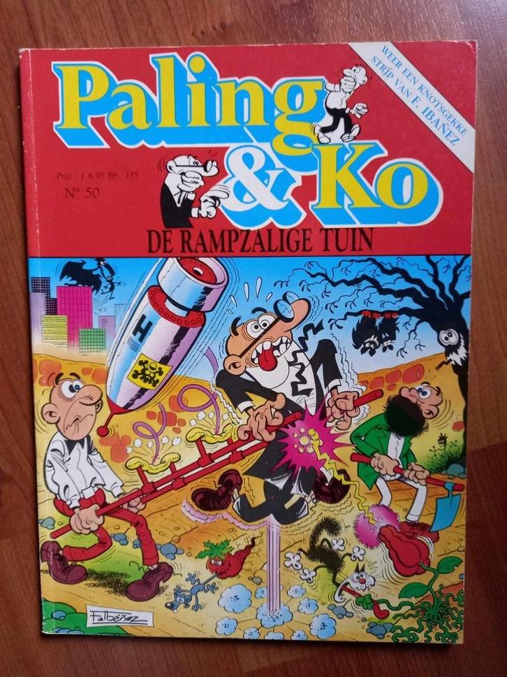 Paling & Ko - De rampzalige tuin (1991) Als nieuw! 1e druk!, Boeken, Stripverhalen, Zo goed als nieuw, Eén stripboek, Verzenden