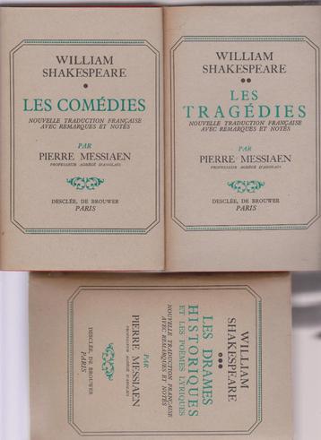 SHAKESPEARE - Comédies + Tragédies + Drames Historiques beschikbaar voor biedingen
