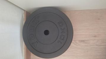 York 4x 10kg gewichten beschikbaar voor biedingen