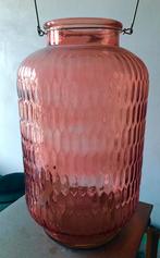 Gratis. Glazen windlicht 40cm hoog, Ophalen, Zo goed als nieuw