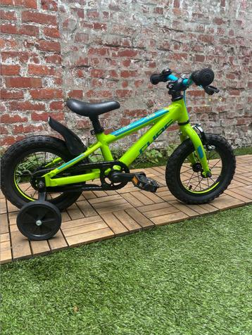 Kinderfiets Cube CUBIE 120 groen 12", Neuf, Stabilisateurs, Enlèvement, Cube