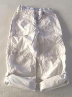 pantalon blanc ajustable bermuda court Zara 110 116