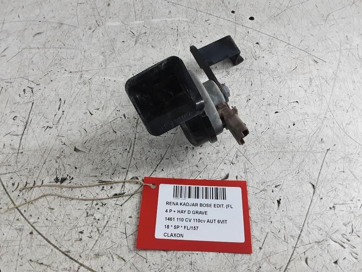 CLAXON Renault Kadjar (RFEH) (01-2015/-) (703881157), Auto-onderdelen, Overige Auto-onderdelen, Renault, Gebruikt