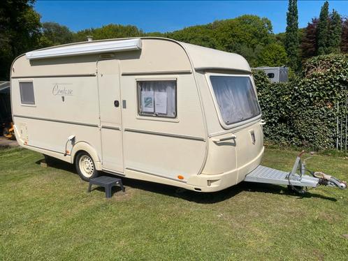 Caravan Tabbert met rondzit, fransbed, luifel, Caravans en Kamperen, Caravans, Bedrijf, tot en met 4, Rondzit, Tabbert, Kachel