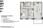 Appartement à vendre à Soignies, 2 chambres, Immo, Appartement, 2 pièces