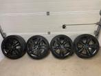 velgen en banden Skoda Fabia, VW 5X100, 17 inch, Auto-onderdelen, Ophalen, Gebruikt, Banden en Velgen, 17 inch
