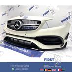 W176 A45 AMG FACELIFT VOORBUMPER WIT COMPLEET AERO PAKKET PE, Gebruikt, Voor, Mercedes-Benz, Ophalen of Verzenden