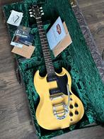 Maybach Albatroz 65-2 P90 in TV Yellow met Bigsby B5, Muziek en Instrumenten, Ophalen, Zo goed als nieuw, Solid body, Overige merken