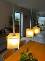 Hanglamp met 3 lampen, Huis en Inrichting, Ophalen, Gebruikt, Glas, Modern