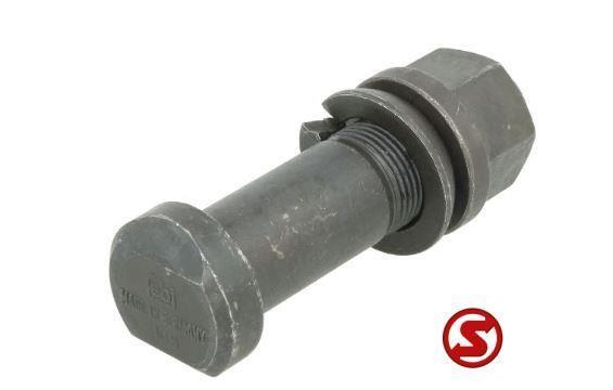 Boulon de roue M22x1.5 91mm + écrou, Autos : Pièces & Accessoires, Pièces camion, Autres marques, Autres pièces automobiles, Neuf