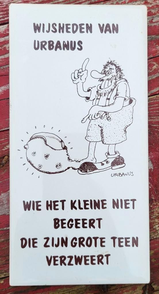 Wijsheden van Urbanus Wie het kleine niet begeert ..., Verzamelen, Overige Verzamelen, Zo goed als nieuw, Ophalen of Verzenden