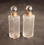 Paar antieke parfumflesjes, Antiek en Kunst, Ophalen of Verzenden