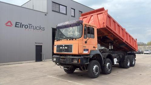 MAN 35.403 (8X6 / 3 PONTS / LAMES / GRAND PONT / 6 CYLINDER, Auto's, Vrachtwagens, Bedrijf, Te koop, ABS, Open dak, MAN, Diesel