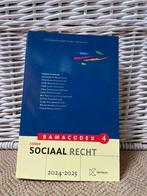 Bamacodex: SOCIAAL RECHT 2024-2025, Boeken, Ophalen, Overige vakken, Die keure, Zo goed als nieuw