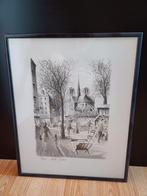 Kader - tekening Parijs - Notre Dame, Huis en Inrichting, Ophalen, Tekening