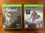 Xbox One : Fallout 4 & Shadow of Mordor, Ophalen of Verzenden, Gebruikt, Overige genres
