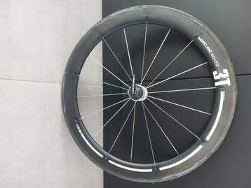 Carbon voorwiel clincher tubes 3T, Fietsen en Brommers, Ophalen, Gebruikt, Wiel, 3T mercurio 60 LTD