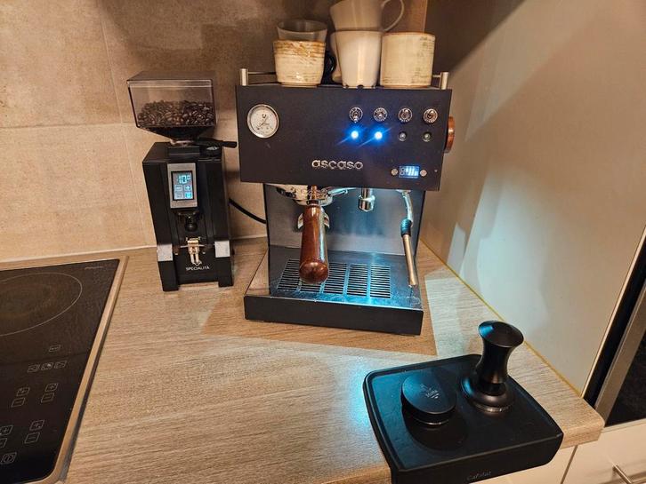 Ascaso Steel Duo PID + Eureka Mignon Specialita, Electroménager, Cafetières, Enlèvement ou Envoi