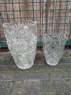 2 vazen kristal samen 25€, Huis en Inrichting, Ophalen, Zo goed als nieuw