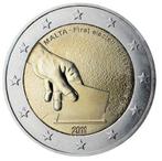 rouleau 2euro herdenking 1ste verkiezing Malta 2011, Postzegels en Munten, Penningen en Medailles, Ophalen of Verzenden