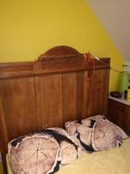 Oud antiek houten bed– twijfelaar – 190 x 120, Huis en Inrichting, 190 cm of minder, 120 cm, Gebruikt, Oud antiek