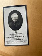 S. Vereecke  Cortemarck 1858 + St.Jozef Hooglede 1925, Carte de condoléances, Envoi