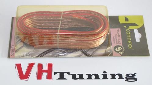 Connexx CB 9305 speaker cable 2x 2.5MM2 transparant 5 Meter, Auto diversen, Autospeakers, Nieuw, Ophalen