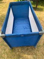 Reis babybedje blauw, Kinderen en Baby's, Babywiegjes en Ledikanten, Ophalen, Gebruikt, Reisbedje