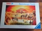 Ravensburger puzzle 3000 stukjes Afrika, Hobby en Vrije tijd, Ophalen, Meer dan 1500 stukjes, Zo goed als nieuw, Legpuzzel