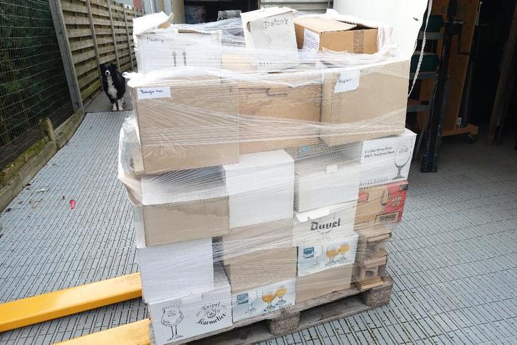 Lot streekbierglazen, Verzamelen, Biermerken, Zo goed als nieuw, Duvel, Ophalen