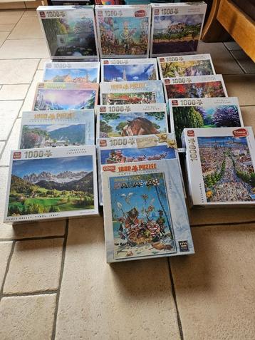Nieuwe puzzels 1000 stukjes vanaf 4,5 euro beschikbaar voor biedingen