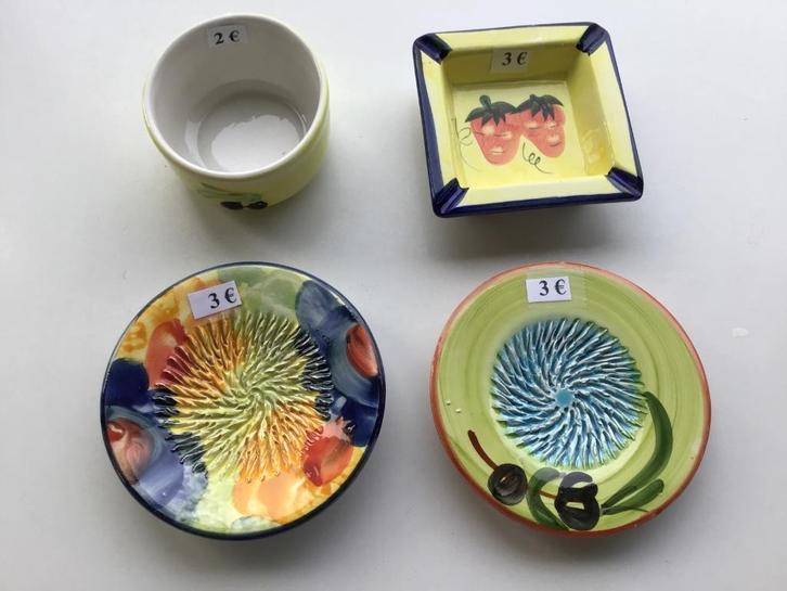 7 mooie schaaltjes en/of mandjes, Antiek en Kunst, Curiosa en Brocante, Ophalen of Verzenden