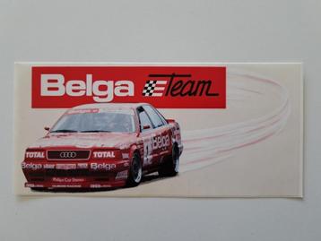 Vintage Sticker - Belga Team - Audi