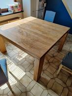 houten tafel, 100 tot 150 cm, 100 tot 150 cm, Gebruikt, Vier personen