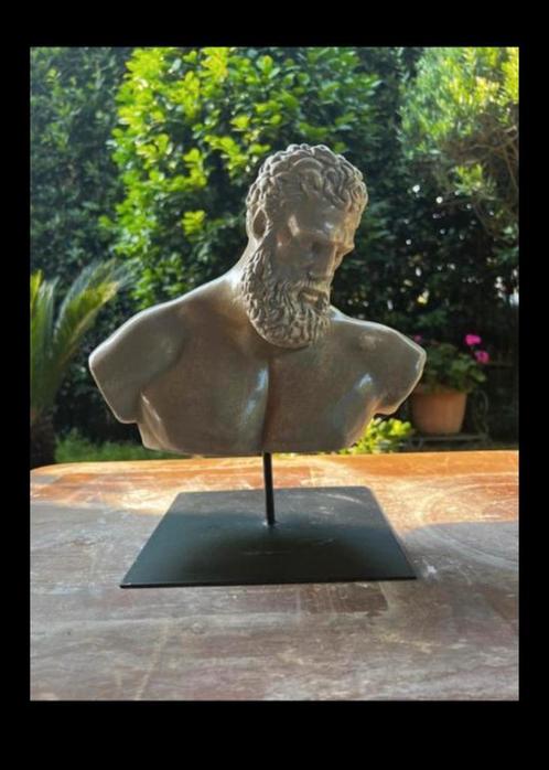 Buste van de farnese Hercules, Antiek en Kunst, Kunst | Beelden en Houtsnijwerken, Ophalen of Verzenden