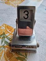 Vintage kalender chroom, Antiek en Kunst, Ophalen