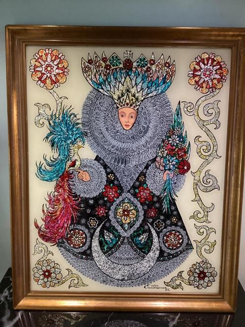 La Virgen de la Luna. 246/a., Antiek en Kunst, Kunst | Overige Kunst, Ophalen