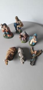 Oude kerstbeelden van Italy jaren 40-50, Ophalen of Verzenden, Gebruikt