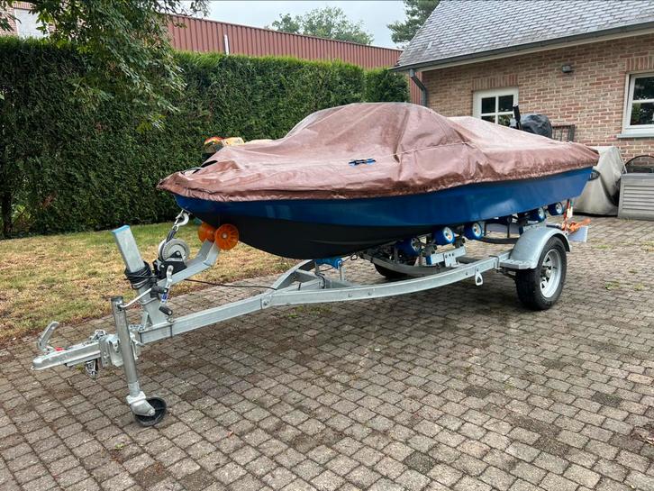Hammermeister Munga 3,2m vaarklaar zonder motor & trailer, Watersport en Boten, Speedboten, Polyester, Ophalen