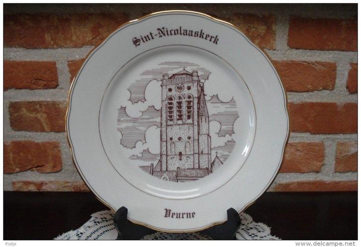 5 unieke borden in Magvam porselein van Veurne - Booitshoeke, Antiek en Kunst, Antiek | Porselein, Ophalen of Verzenden