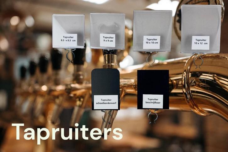 tapruiter tapkaart taplabel, Verzamelen, Biermerken, Nieuw, Reclamebord, Plaat of Schild, Overige merken, Ophalen