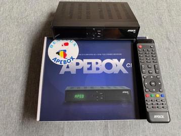 Récepteur satellite Apebox avec connecteur CI, Enlèvement ou Envoi, Comme neuf, Accessoires d'antenne (parabolique)