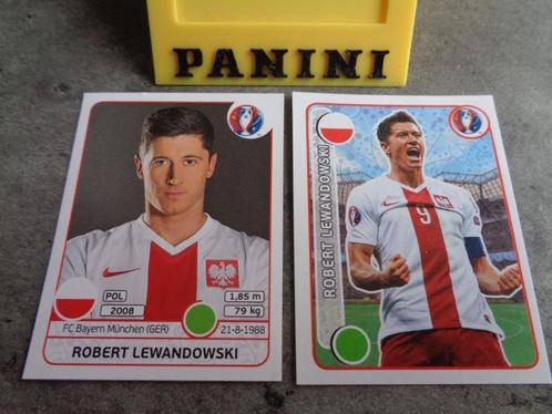 PANINI STICKERS 2X  LEWANDOWSKI, Verzamelen, Stickers, Ophalen of Verzenden