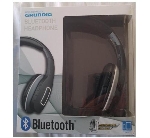 Grundig Bluetooth Headset zwart/ grijs Koptelefoon, Audio, Tv en Foto, Hoofdtelefoons, Nieuw, Overige merken, Bluetooth, Ophalen