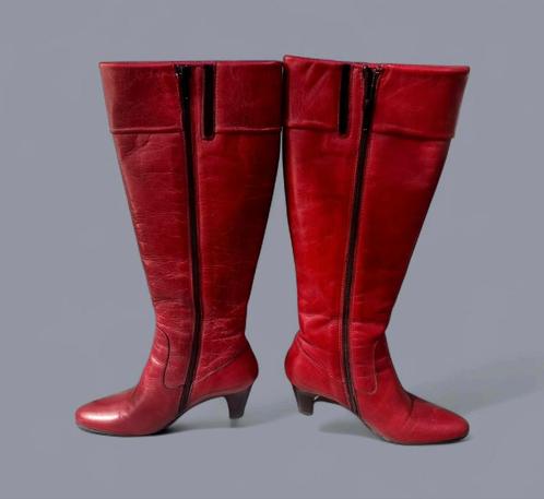 ✨️LAVORAZIONE ARTIGIANA Laarzen Maat 38 in Nieuwstaat✨✨️, Kleding | Dames, Schoenen, Zo goed als nieuw, Hoge laarzen, Rood, Ophalen of Verzenden