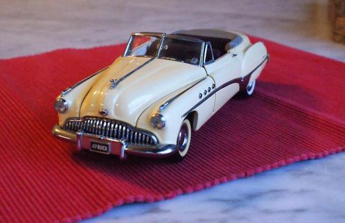 Buick Roadmaster 1949, Franklin Mint precision models , 1:24, Hobby en Vrije tijd, Modelauto's | 1:24, Zo goed als nieuw, Auto