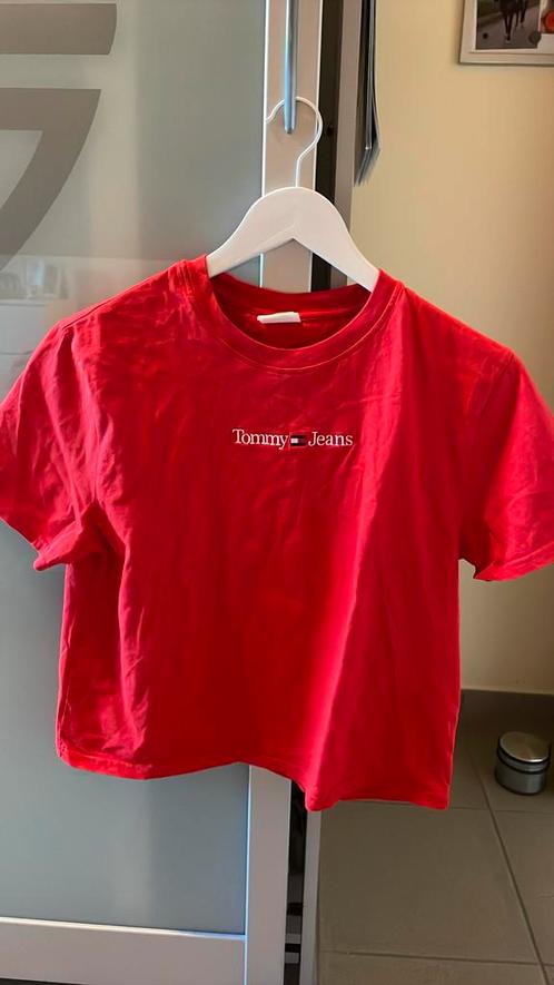Tommy jeans T-shirt, Kleding | Dames, T-shirts, Zo goed als nieuw, Maat 34 (XS) of kleiner, Overige kleuren, Korte mouw, Ophalen
